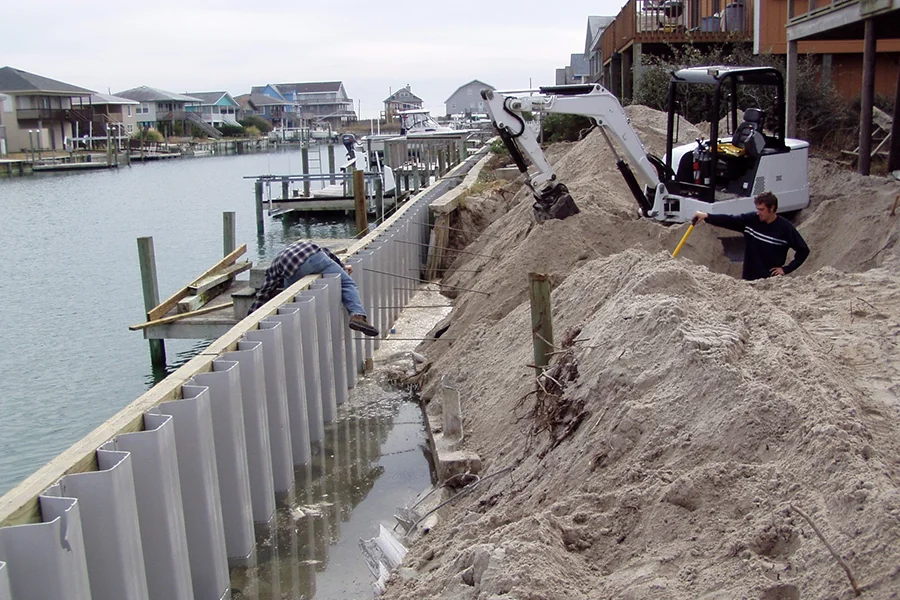 Seawall repair in Osprey, FL